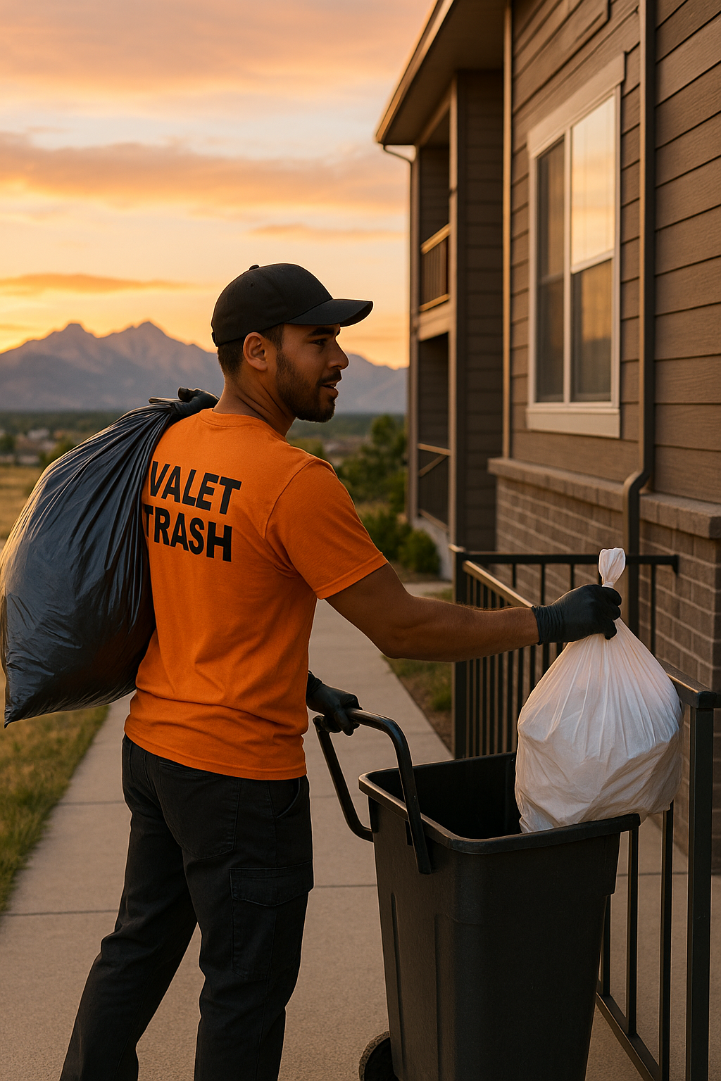 9.Urban_Luxe_Living_Valet_Trash_Service_Mountain_Sunset